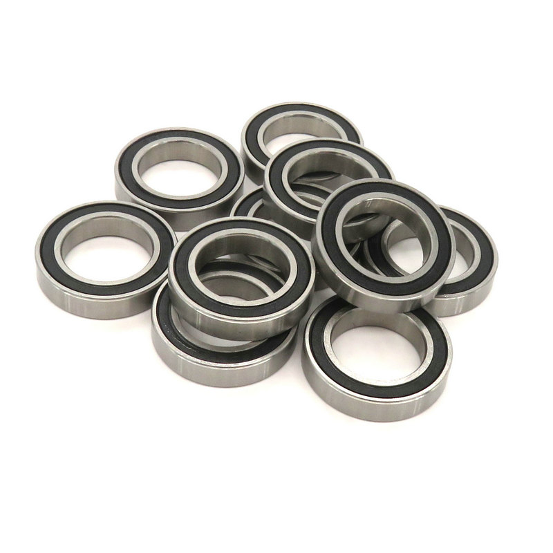 S6802C-2RS Stainless Steel Ceramic Bearings 15x24x5mm Bicycle Bottom Brackets & Spares S6802-2RS Si3N4 Ball Bearings